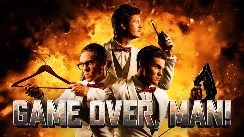 🎮 Game Over, Man! (2018) – Explosieve actie en grove humor in één!